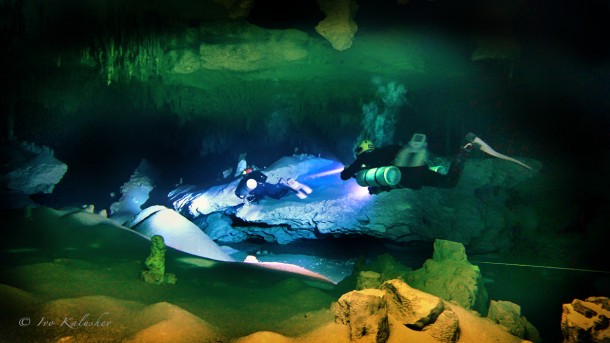 Cave Diving in the Yucatan